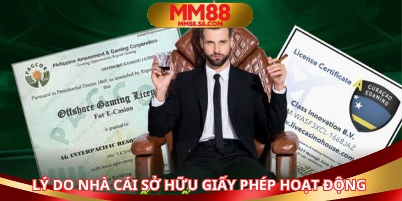 Lý do nhà cái sở hữu giấy phép hoạt động quốc tế